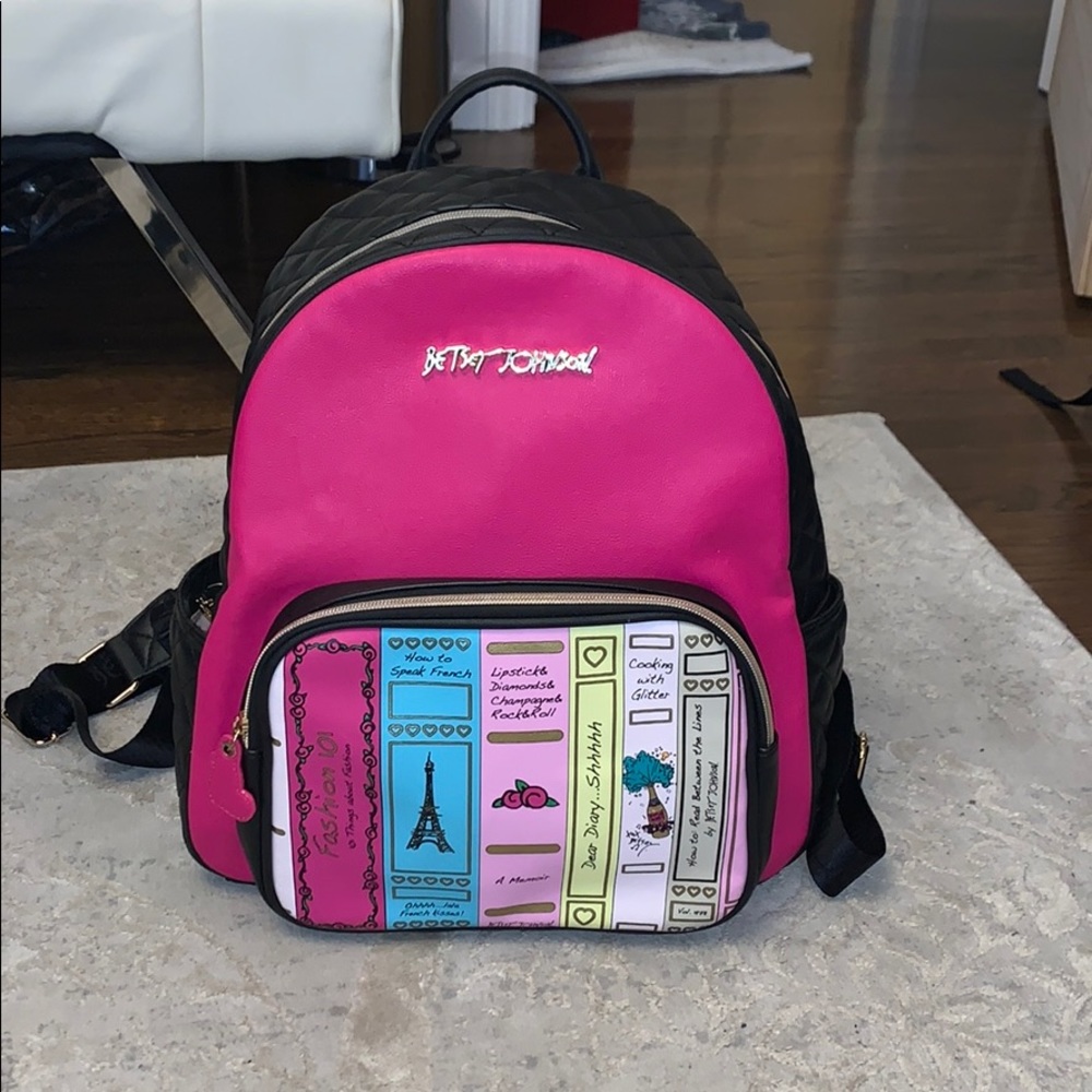 Betsy’s Johnson leatheret backpack